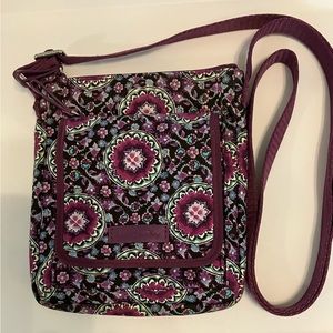 Vera Bradly raspberry medallion purse .